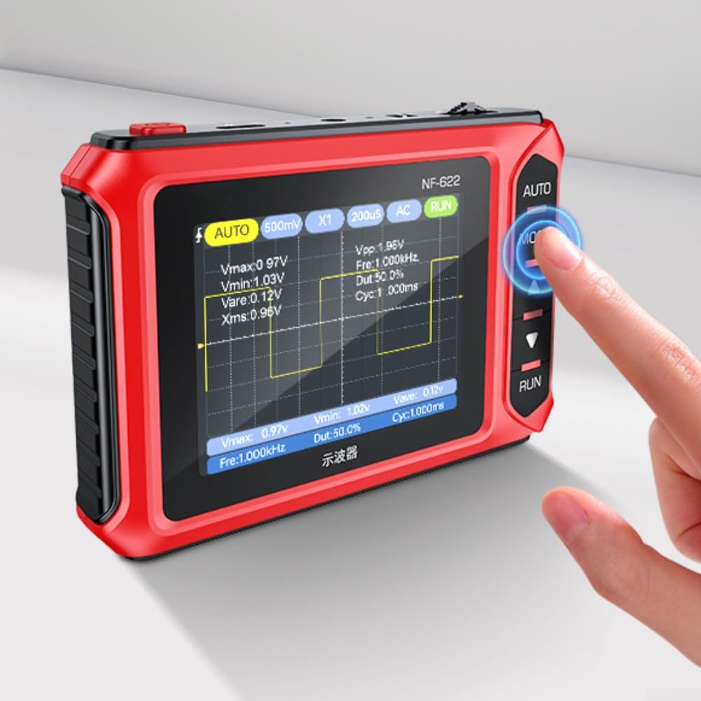 Oscilloscopio portatile digitale tenuto in mano 2.5MS/s frequenza di
