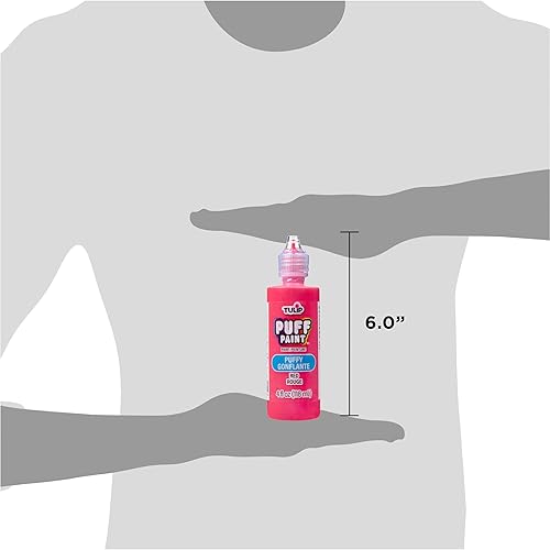 Miniatura 24 de Tulip pintura en relieve para tela 4 onzas Morado brillante