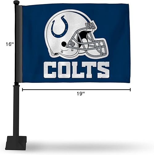 Miniatura 169 de Rico Industries NFL - Bandera de doble cara para automóvil, accesorio para auto B07NHSRDX2