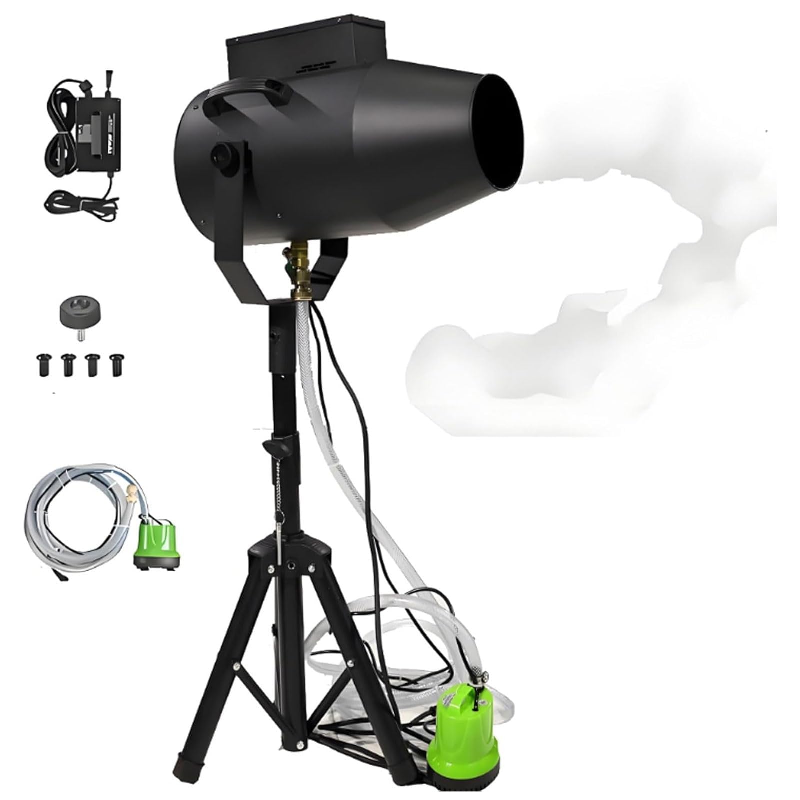 Máquina profesional de espuma para escenario, 1000 W, para exteriores, con chorro de 6 a 8 m y cobertura de 20㎡ para jardines, piscinas, parques y eventos de verano