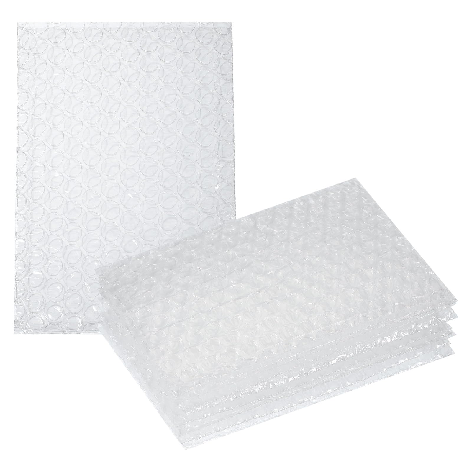 sourcing map Bubble Pouch Wrap Bags Cushioning Bags 5.91 x 3.94" Double Wall Thickening Shockproof Foam Protective for Moving Shipping Packing Storage (Pack of 300, Clear)