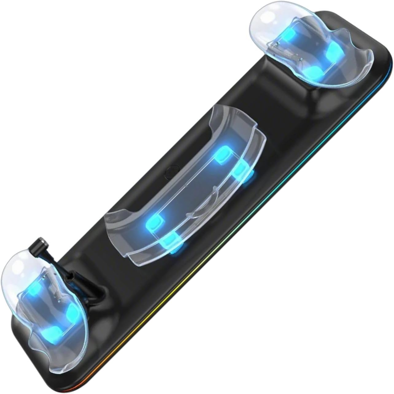 Charging Station for 3 Accessories Fast Adapter for 3 Dock with LED Headsets Replacement Headset Stand