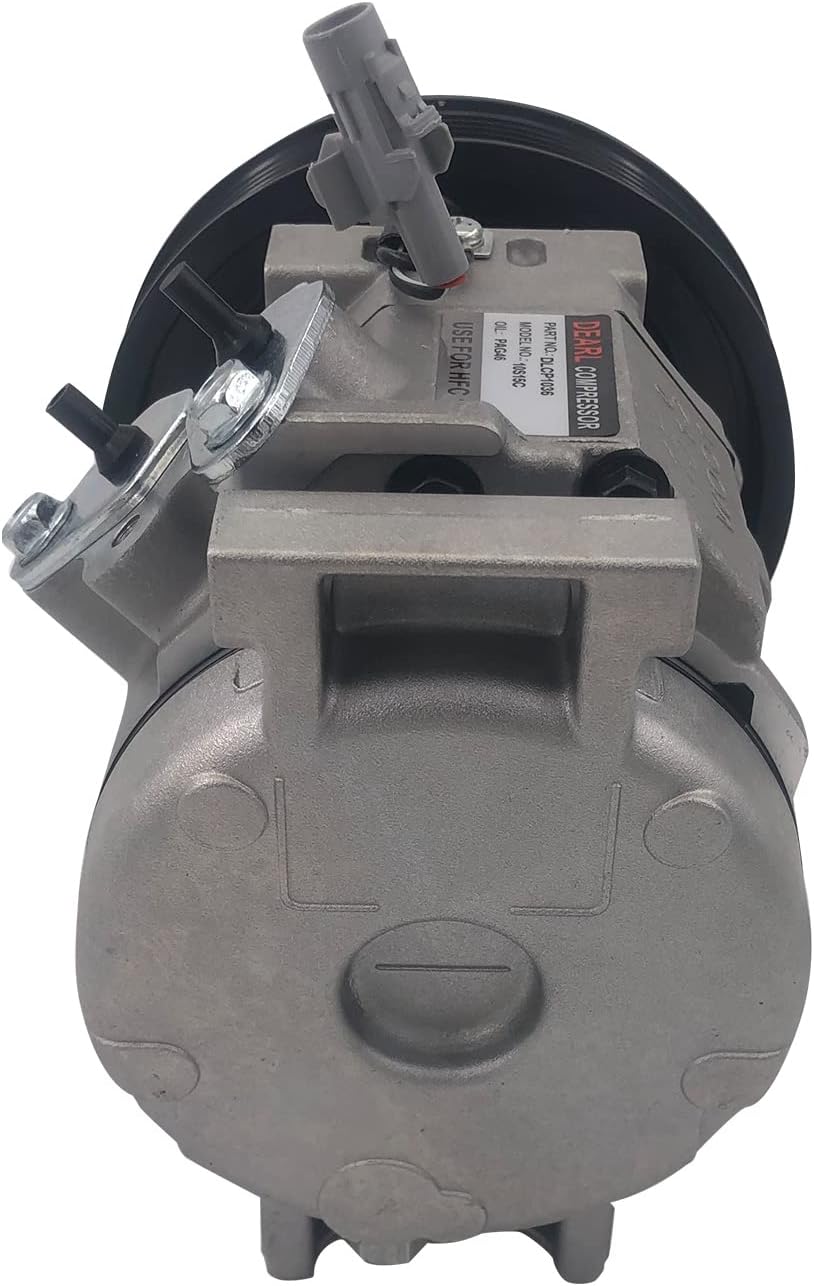 Dearl A/C AC air Condition Compressor with Clutch L4 1.8L Compatible with Toyota 03-08 Corolla Matrix 03 04 05 06 07 08 (2003 2004 2005 2006 2007 2008)