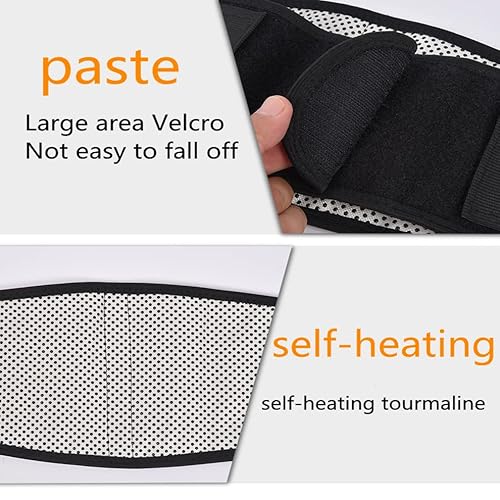 Jusdiqir Back Brace For Lower Back Pain, Back Support Belt For Women & Men, Lumbar Protection, Self-Heating Magnetic Therapy Belt (Large) #TOP3