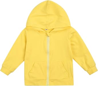 Imcute Baby Zip Up Hoodie, Unisex inflant Toddler Long Sleeve Sweatshirts Lightweight Jacket Hooded Coats Fall Winter Outfits