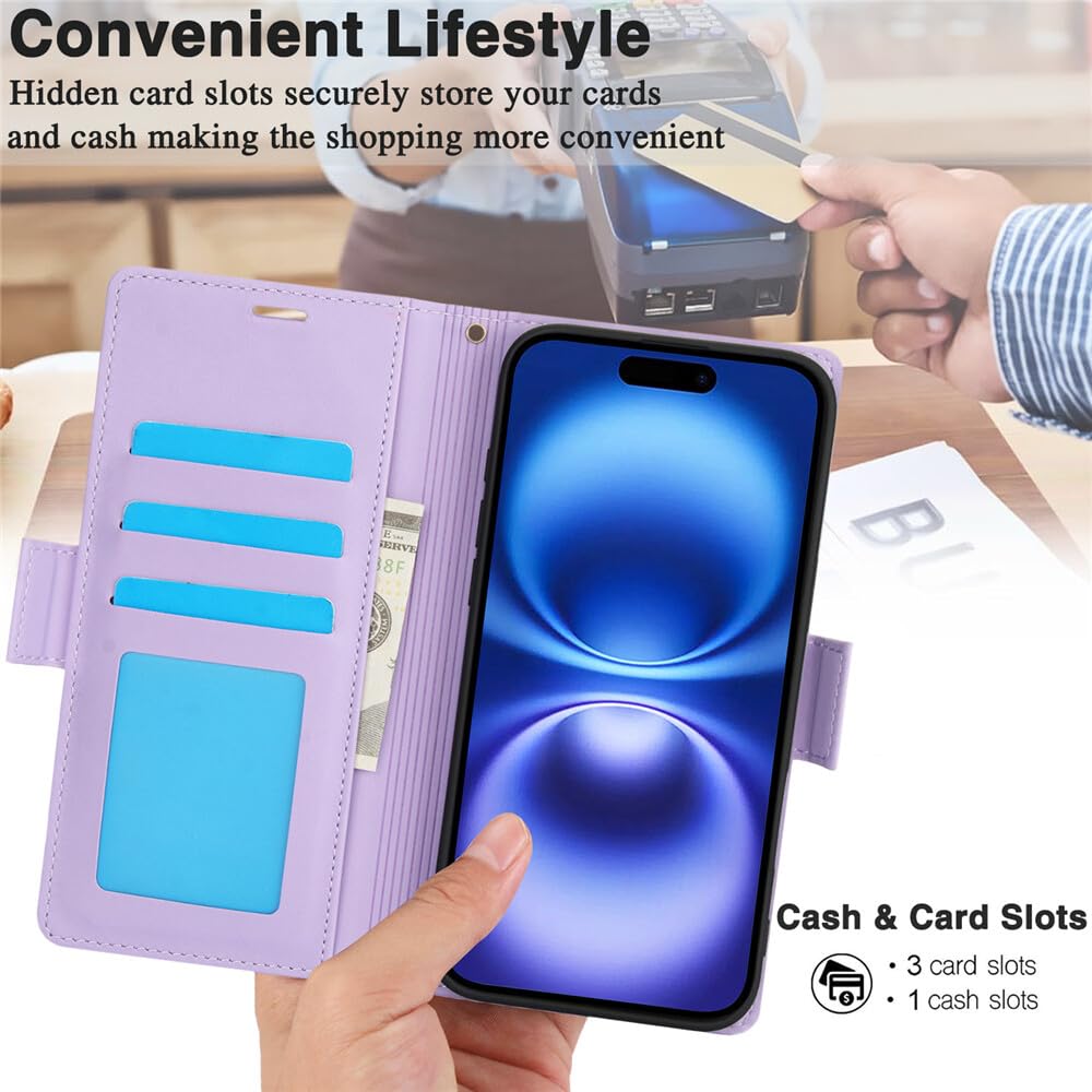 Generic Étui compatible avec iPhone 6/6S (couleur : noir) étui portefeuille à rabat en cuir à fleurs