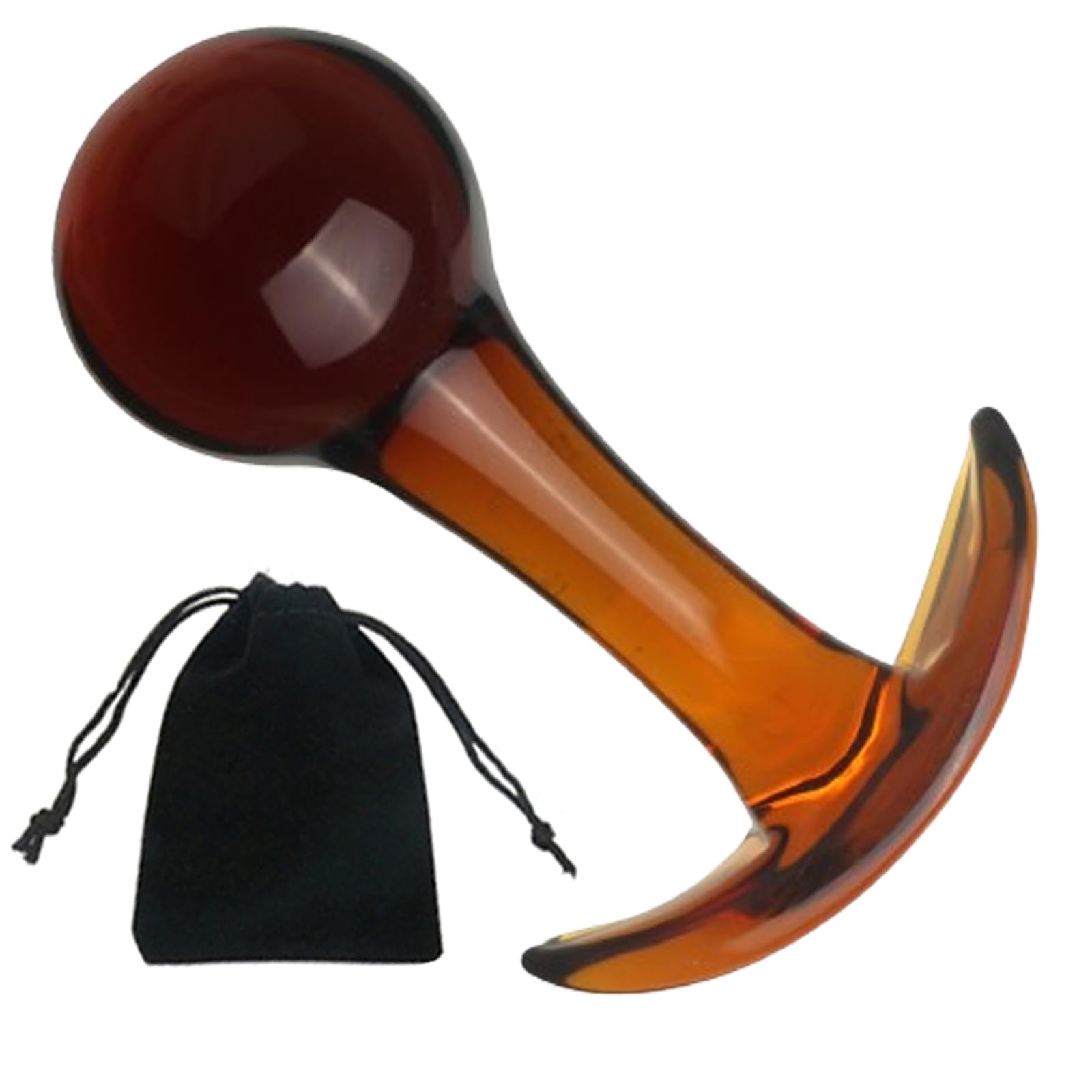 Dildo Fantasy Glass Anal Plug Butt Plug Crystal Curved Dildo Penis Sex Pleasure Wand Glass Sex Things for