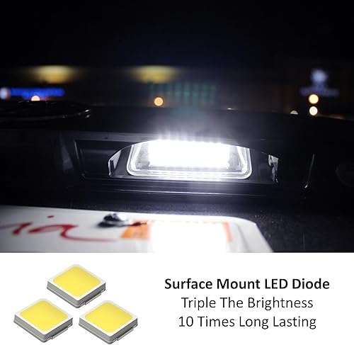 Miniatura 3 de iJDMTOY repuesto de ledes para placa de auto 24-SMD, superbrillante para Scion FR-S Toyota 86 Subaru BRZ Impreza WRX STi Legacy Crosstrek