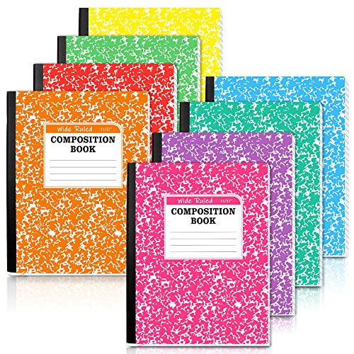 Carnets de composition lignés feela B5 pastel lot de 8 pour notes