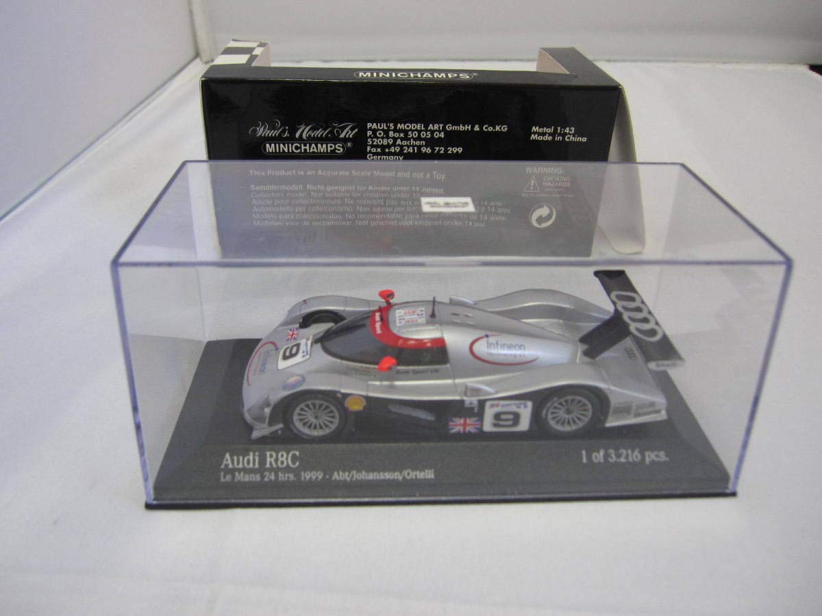 ミニカー 1/43 Audi R8C #9 Le Mans 1999 Audi R8C | House of Modelcars