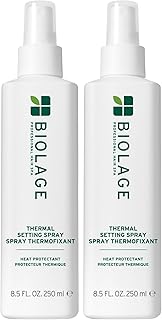 Biolage Thermal Setting Spray - Strengthens Hair,Guards Against Heat Styling,Hair Spray,Vegan,Paraben-Free,8.5 Fl Oz,(Pack of 2)