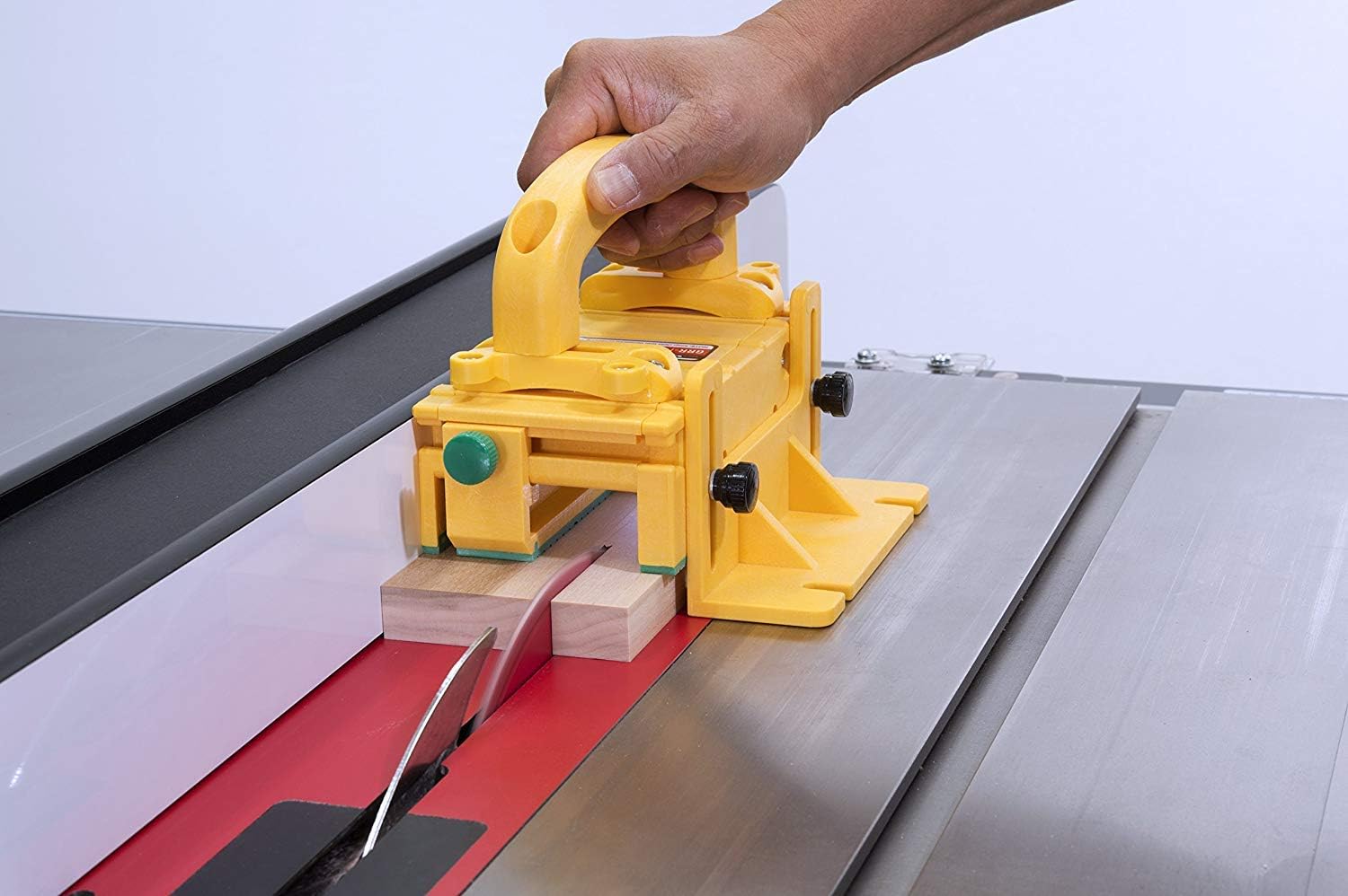 MICROJIG GRR-RIPPER GR-100 3D Table Saw Pushblock, with Deflector and Connector and Bridge Kit Bundle