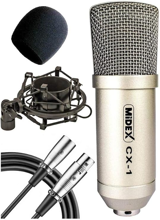 Midex CX1 Profesyonel Condenser Stüdyo Ses Kayıt Mikrofon Seti