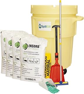 ENSORB Granular 95-Gallon Wheeled Salvage Drum Spill Kit