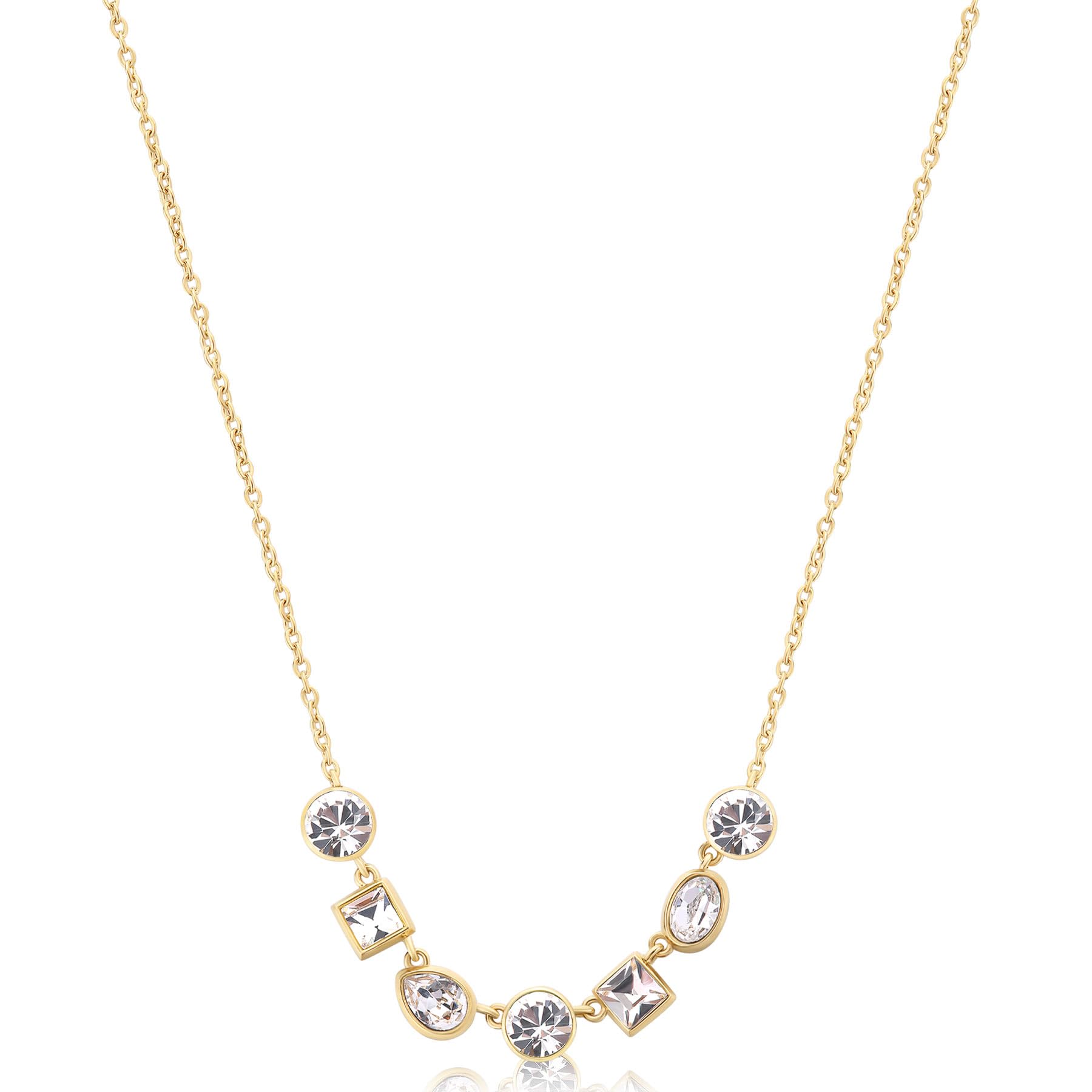 Brosway Collana Donna in Acciaio | Collana Con Cristalli | Collezione Symphonia - BYM162