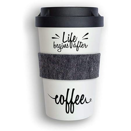 Heybico Coffee To Go Becher Aus Pflanzen Hergestellt Im Schwarzwald Inkl Veganer Manschette Umweltfreundlich Klimaschonend After Coffee Amazon De Kuche Haushalt Wohnen