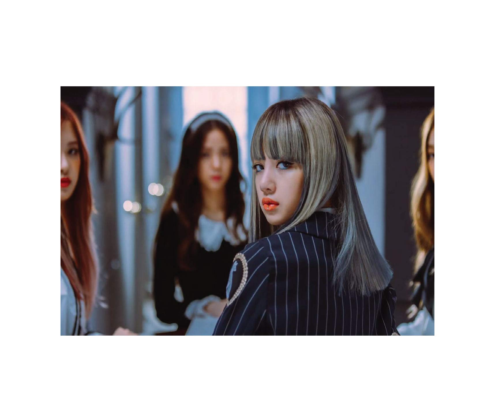 SIGN EVER South Korean Girl Group Music Black Pink Wall Poster Home Girls/Boys Bedroom Living room Pack Of 1 (L x H 18 Inches X 12 Inches 300GSM, Multicolored) JM-36