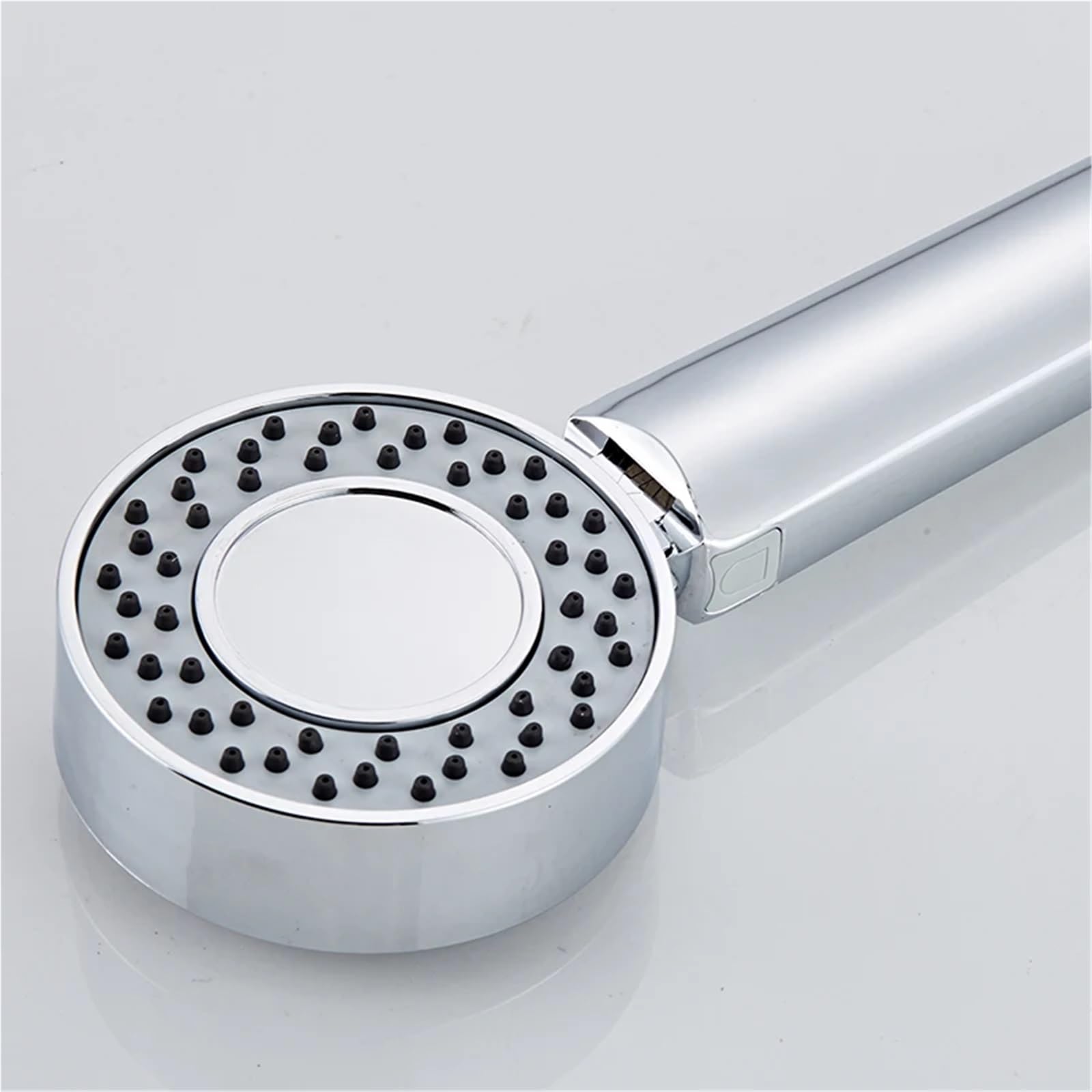 Cabezal de Ducha de Doble Cara, 2 uds., Doble función, Ahorro de Agua, Redondo, ABS Cromado, Ducha de baño, Ducha de Mano de Alta presión para Baños