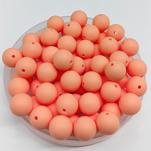 60 cuentas redondas de silicona de goma de 0.59 pulgadas a granel, magnífico kit de fabricación para llavero, borlas, collar, pulsera, joyería, 60 cuentas redondas de silicona de goma de 0.59 pulgadas a granel, magnífico kit de fabricación para llavero, borlas, collar, pulsera, joyería,