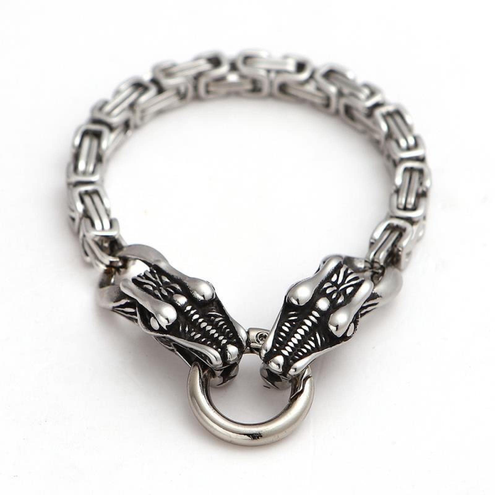 Bracelets pour hommes link chain biker punk gothique rock - 8