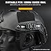 ACEXIER Helmet Side Rail Mount Adapter Adjustable 360 Degrees ARC Guide Rotation for Tactical Airsoft Fast Helmet 19mm Picany Slot (Tan)