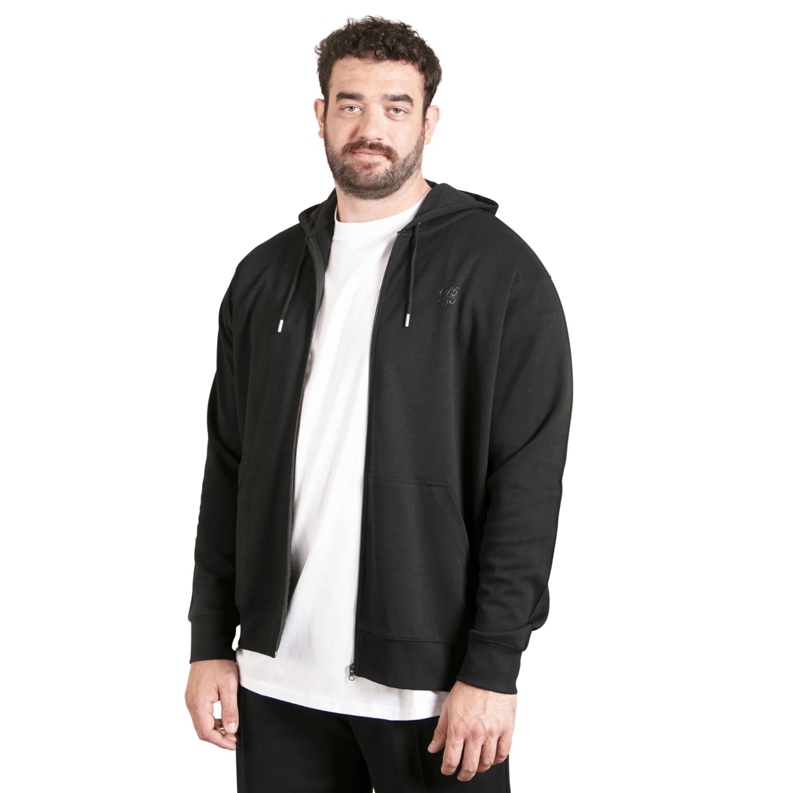 D555 Men's Blue Duke Kenilworth Couture Zip Through Hoodie - 5XL
