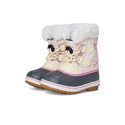 SOREL Kids Yoot Pac Nylon Waterproof (Toddler/Little Kid/Big Kid) Kids Shoes Honey White/Orchid