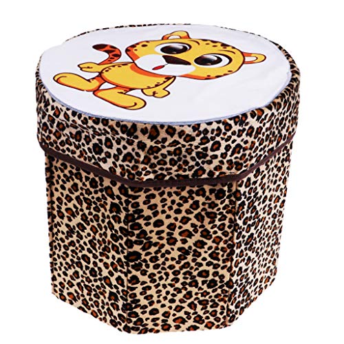 YIJU Dobrável Banco Otomano Caixa de Armazenamento Sala Footstool Cadeira de Acampamento Assento de