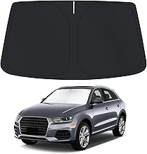 D-Lumina Parasole per Parabrezza per Accessori Au.di Q3 2013-2016,Parasole per la Parabrezza Anteriore,Auto Protezione Parabrezza Protettore Contro i Raggi UV,Pieghevole e Portabil