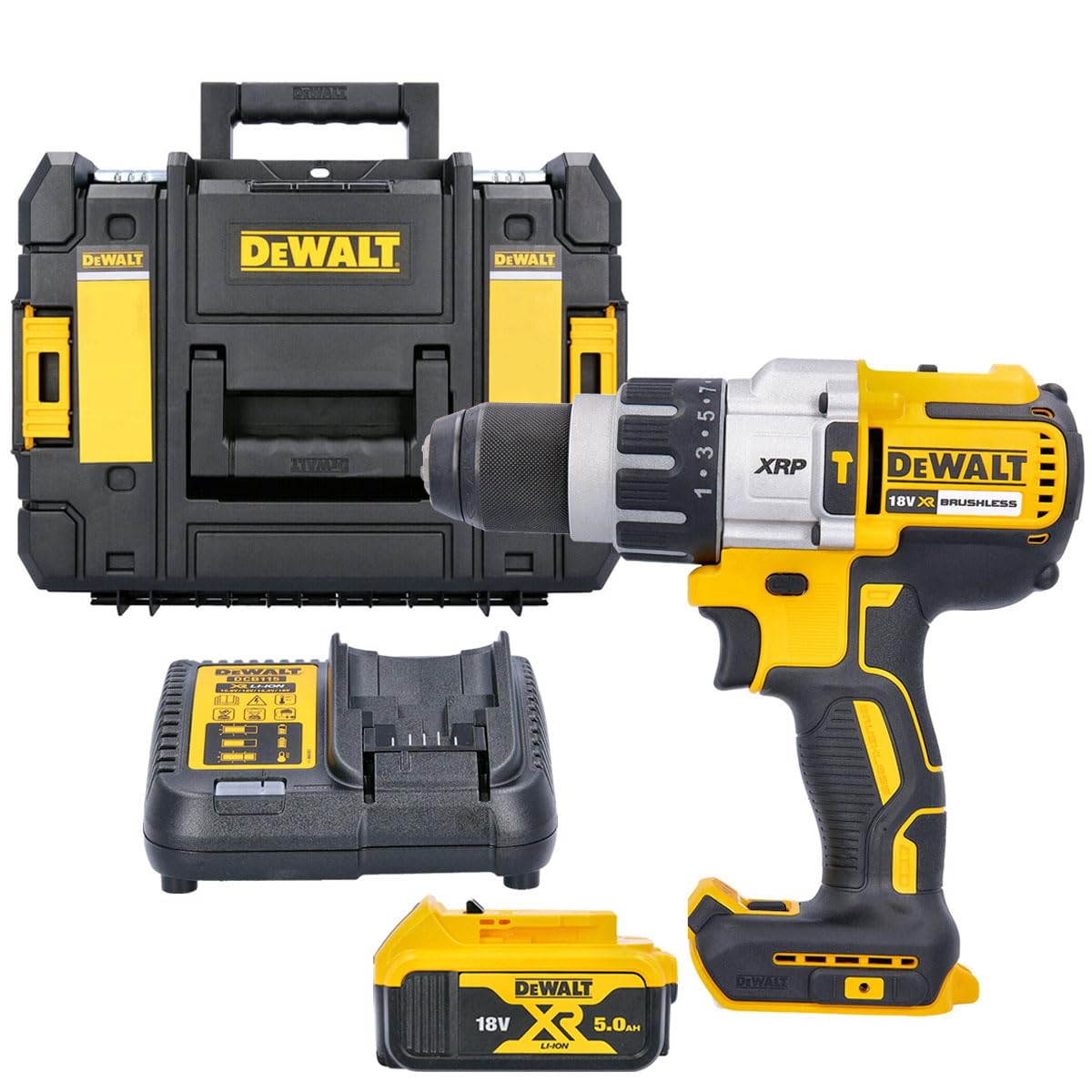 Dewalt DCD996N 18V Brushless Combi Hammer with 1 x 5.0Ah Battery & Charger in Case