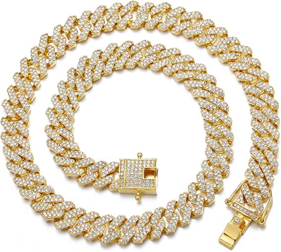 Buy VIEN® Mc Stan Style Cuban Link Chain for Men,Women Miami Necklace