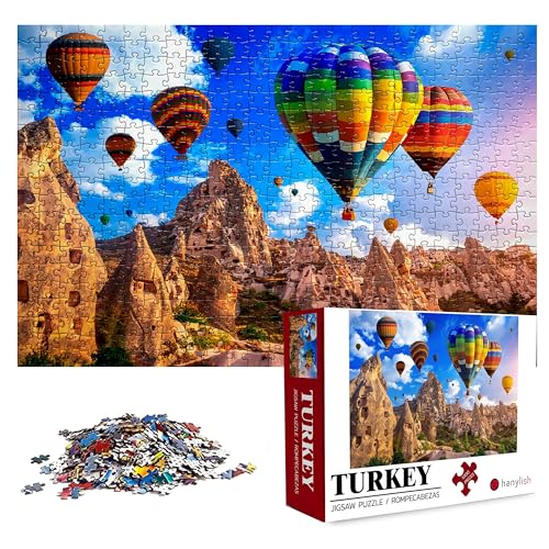 Juegos De Mesa, Toy hanylish Rompecabezas 1000 Piezas de turquía, Turquía, Puzzles para Adultos, Niños y Adolescentes, Calidad Premium, Adorno de Interiores, 70 x 50 cm,...