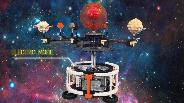 Amazon.com: Dual-Mode Spinning Solar System Space Building Kit