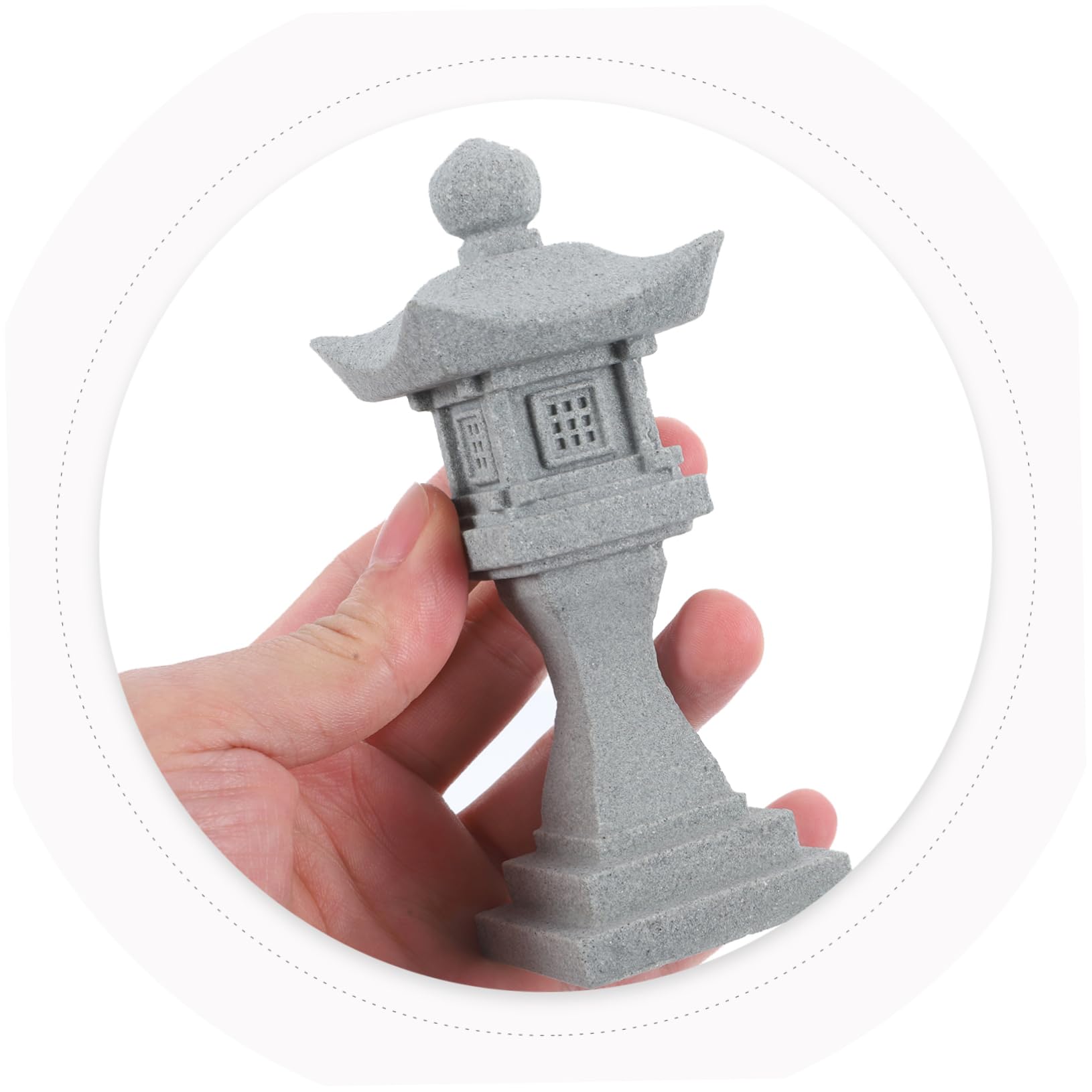 Miniature Stone Pagoda Tower for Zen Garden