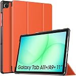 TiMOVO Case for Samsung Galaxy Tab A11+ Plus/A9+ Plus 11 Inch (2025/2023), Slim Lightweight Stand Hard Back Shell Protective Cover, Auto Wake/Sleep, Black