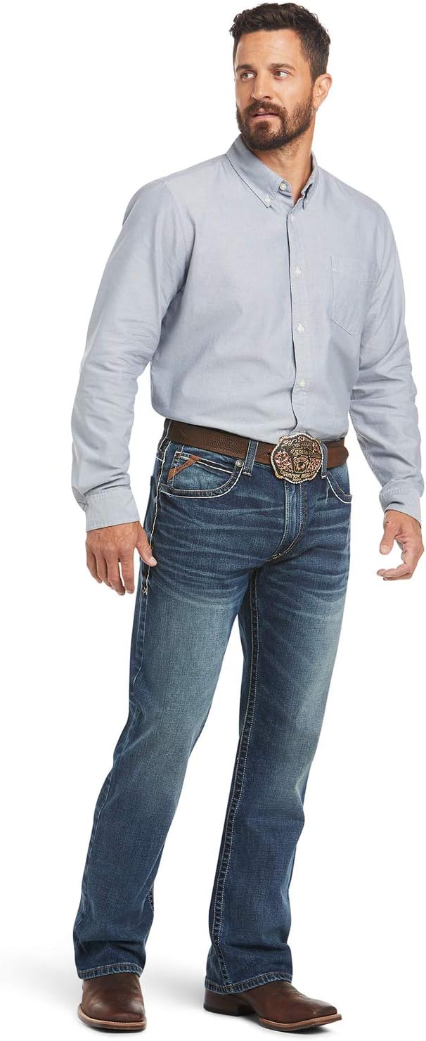 ARIAT Men's M4 Low Rise Boot Cut Jeans 28W x 30L Gulch