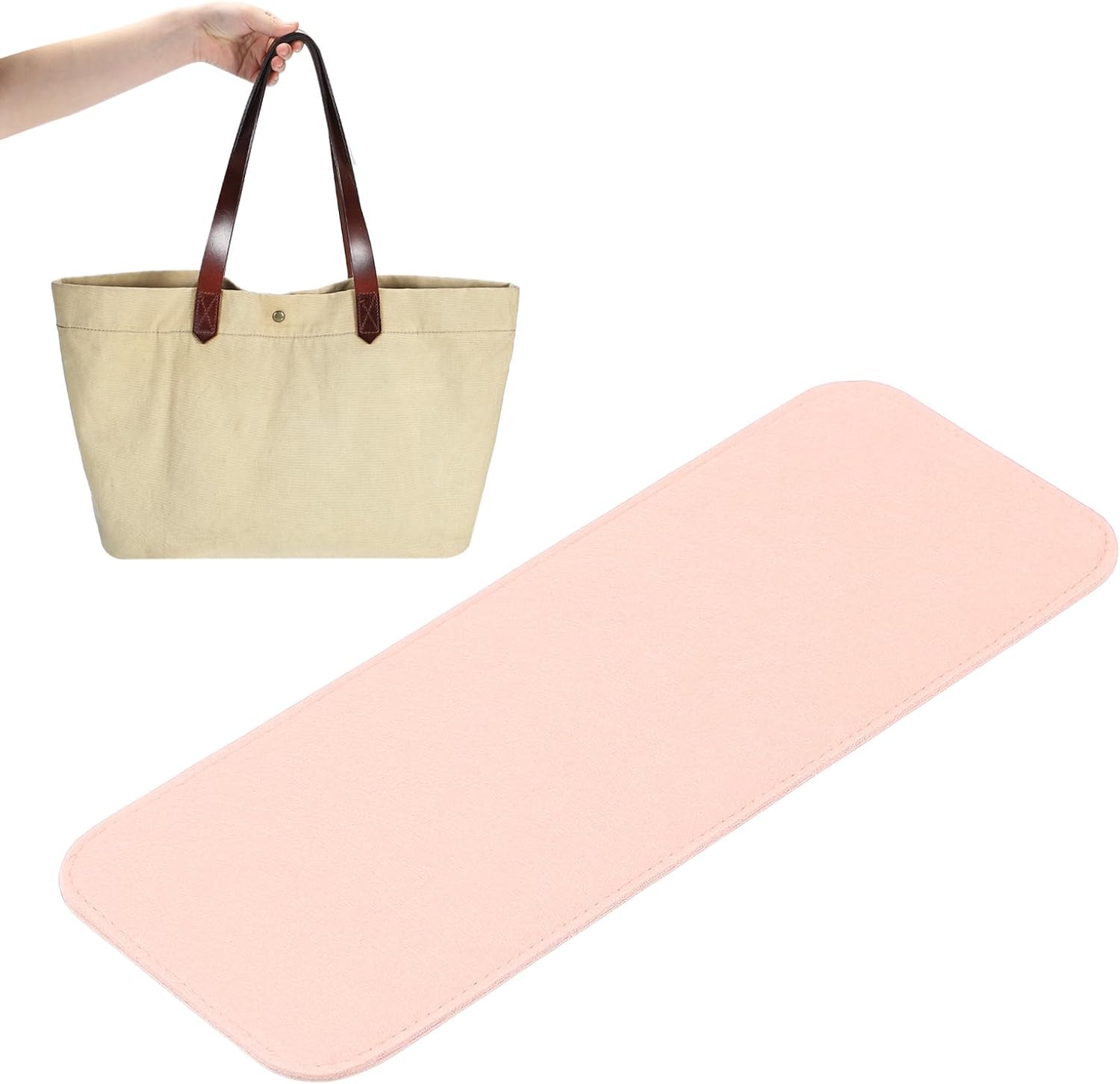 PATIKIL Felt Base Shaper, Bag Bottom Shaper Pad Purse Liner Board Insert Arc Corner