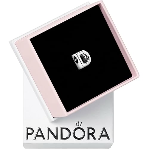Pandora Alphabet Charm - Compatible Moments - Gift for Her - Made with Sterling Silver - with Gift Box