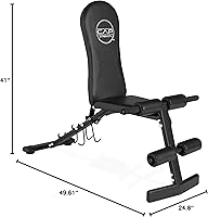 Vista 8 de CAP Barbell Banco plano/inclinado/declive