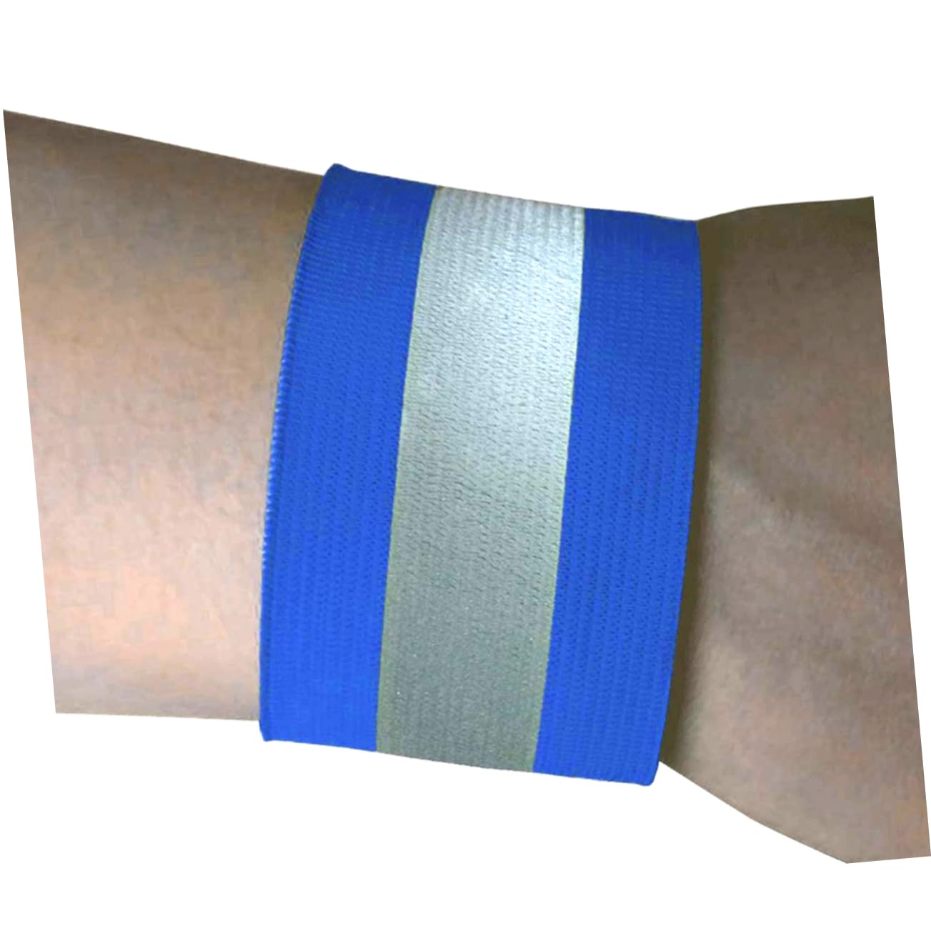 Toddmomy Bracelet Réfléchissant Visibilité Sécurité Ceinture De Course Lumière Haut Nuit Bracelet LED Elastiques Bracelets Bleu