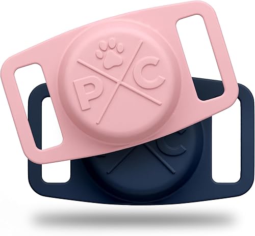 Pup Culture Paquete de 2 soportes para collar de perro, funda protectora para Airtag para collar de perro, Airtag Loop para rastreador de perros Pup Culture Paquete de 2 soportes para collar de perro, funda protectora para Airtag para collar de perro, Airtag Loop para rastreador de perros