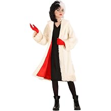 Disney Cruella De Vil Coat Tween Costume