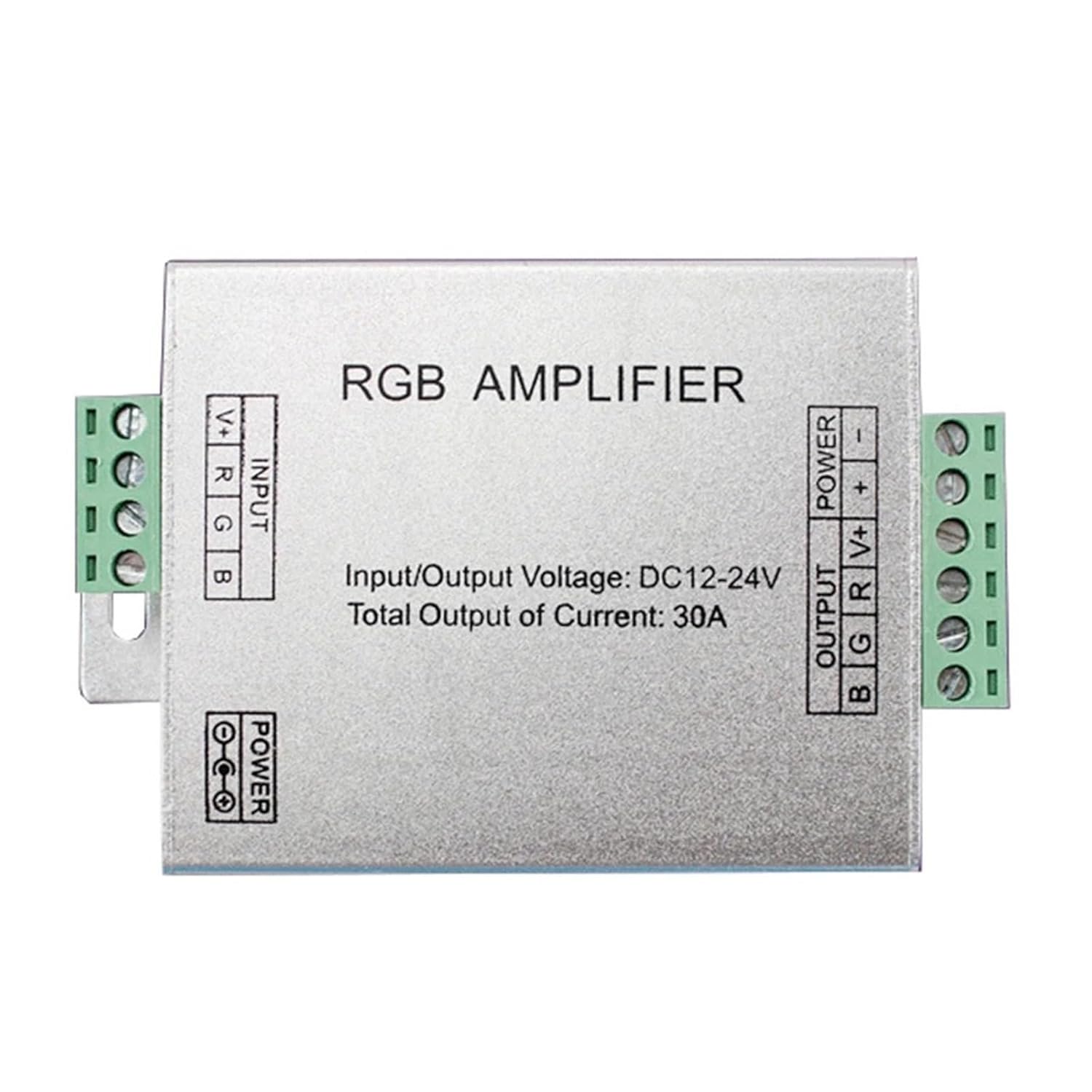 DC5V 12V 24V LED Power Amplifier Controller Monochrome/RGB/RGBW/RGBWW RGB+CCT(24A Aluminum for RGB)