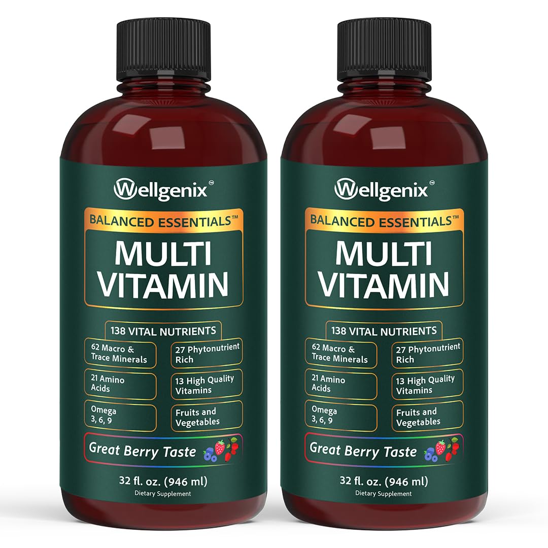 Balanced Essentials Liquid Minerals and Vitamins / Multivitamins 2-pack WGXBALLESS32X2 2