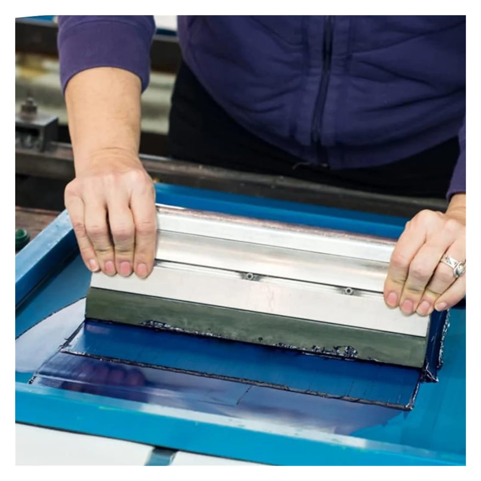 Raclette de sérigraphie en Aluminium