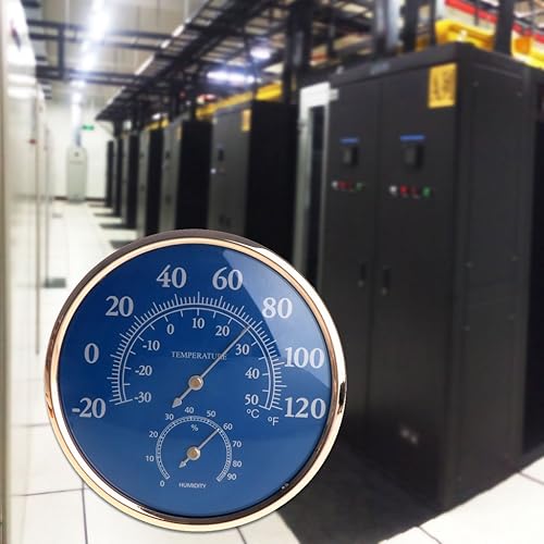 Miniatura 2 de Medidor de temperatura interior Higrómetro Medidor de humedad Termómetro de mesa azul