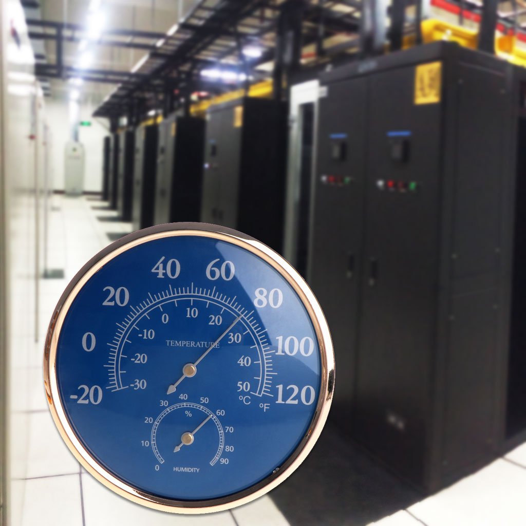 keaiduoa Indoor Temperature Gauge Hygrometer Humidity Meter Blue Tabletop Thermometer