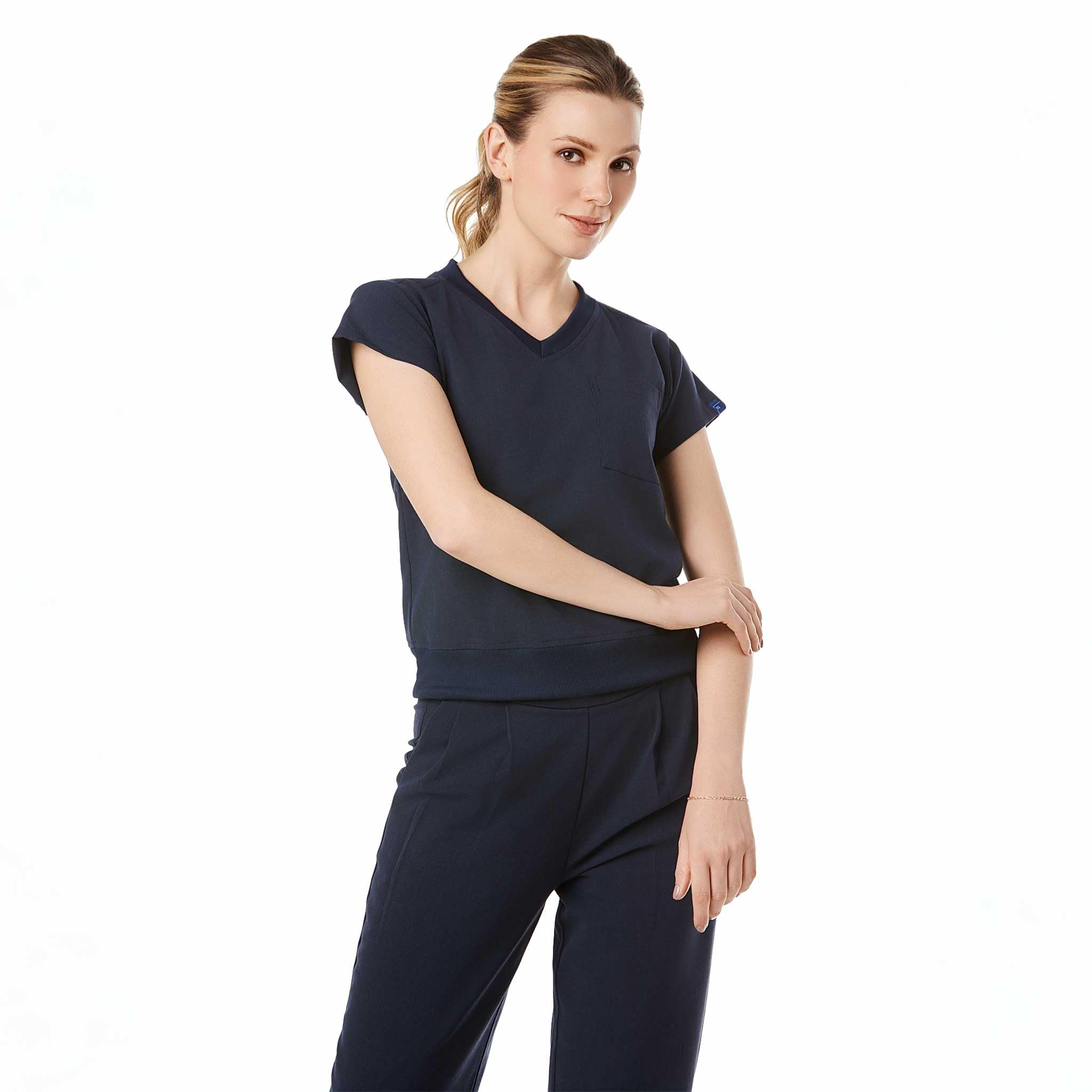 GALLANTDALE Uniforme Sanitario Mujer Casaca y Pantalón Jogger Sanitario Pijama Medico Antibacterial Baker