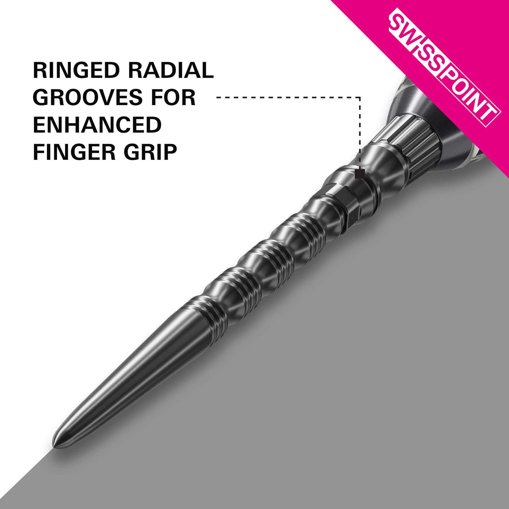 Target Darts Signature Swiss Point TRB | Lot de 3 Eembouts | 30MM/35MM/42MM – Or/Argent/Noir | Changement Fléchettes Pointes, Swiss Point Technologie, Professionnels Fléchettes Accessoires