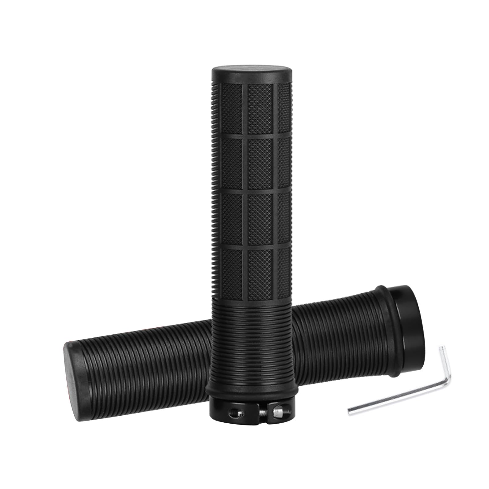 WATERBELINE Unilateral lock,1Pair Ergonomic DeathGrip Death Grip Handlebar Grips with Fixing Tool Perfect for Cycling Enthusiasts and Commuters — image 1